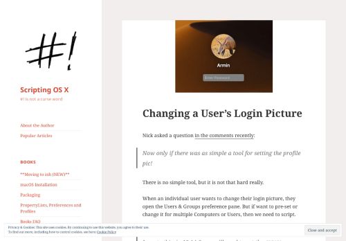 
                            2. Changing a User's Login Picture – Scripting OS X