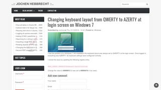 
                            7. Changing keyboard layout from QWERTY to AZERTY at login screen ...