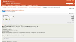 
                            4. Changing login screen in Kubuntu via Command Line - Ubuntu Forums