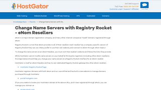 
                            8. Changing Name Servers with Registry Rocket (eNom ...