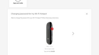 
                            8. Changing password for my Wi-Fi Hotspot - MF60/Lion - Singtel