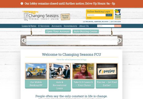 
                            11. Changing Seasons FCU