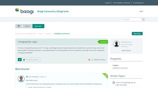 
                            10. Changing SQL Login - Bizagi Feedback