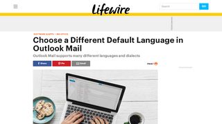 
                            10. Changing the Default Language on Outlook.com - Lifewire