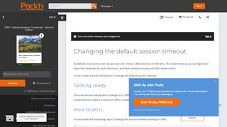 
                            4. Changing the default session timeout - JIRA 7 Administration ...