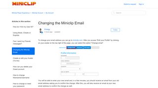 
                            2. Changing the Miniclip Email – Miniclip Player Experience