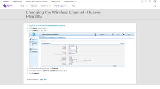 
                            4. Changing the Wireless Channel - Huawei HG630b | Spark NZ