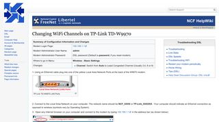 
                            13. Changing WiFi Channels on TP-Link TD-W9970 - Support