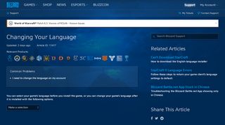 
                            4. Changing Your Language - Blizzard Support - Blizzard ...