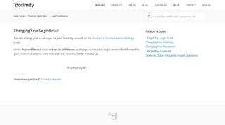 
                            11. Changing Your Login Email – Help Center