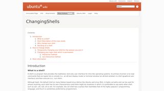 
                            2. ChangingShells - Ubuntu Wiki