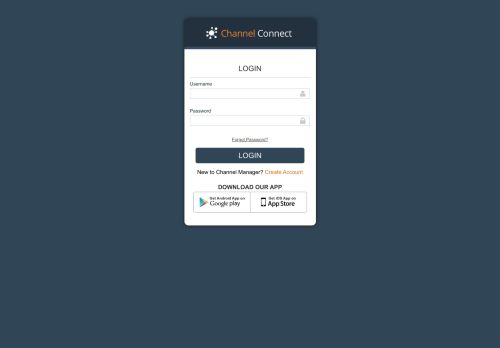 
                            1. Channel Connect : Login - ResAvenue