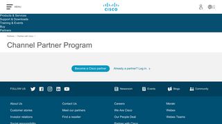 
                            3. Channel Partner Program - Cisco