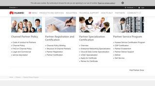 
                            4. Channel Partner Program - Huawei Enterprise