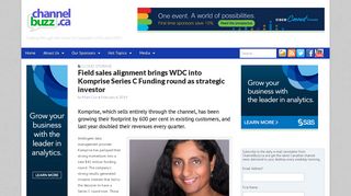 
                            11. ChannelBuzz.caField sales alignment brings WDC into Komprise ...