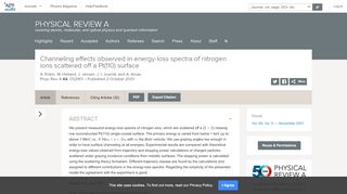 
                            1. Channeling effects observed in energy-loss spectra of nitrogen ions ...