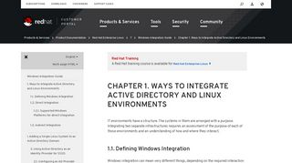 
                            9. Chapter 1. Ways to Integrate Active Directory and Linux Environments ...