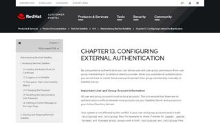 
                            9. Chapter 13. Configuring External Authentication - Red Hat Customer ...