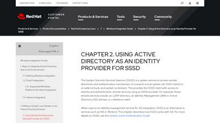 
                            8. Chapter 2. Using Active Directory as an Identity Provider for SSSD ...