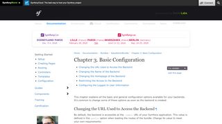 
                            5. Chapter 3. Basic Configuration (EasyAdmin Bundle Docs) - Symfony