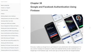 
                            9. Chapter 38 - Google and Facebook Authentication Using Firebase ...