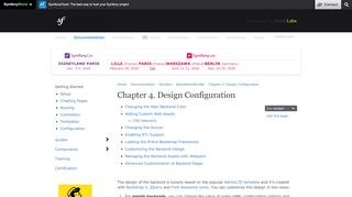 
                            5. Chapter 4. Design Configuration (EasyAdmin Bundle Docs) - Symfony