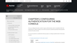 
                            5. Chapter 5. Configuring Authentication for the Web Console - Red Hat ...