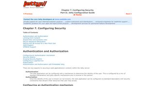 
                            1. Chapter 7. Configuring Security - Eclipse