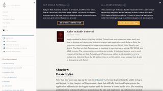 
                            10. Chapter 8: Basic login | Ruby on Rails Tutorial (Rails 5) | Softcover.io