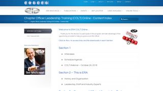 
                            7. Chapter Officer Leadership Training (COLT) Online – Content Index ...