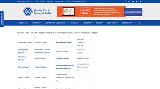 
                            11. Chapter's Web Site & GC Members List (If Any) | QCFI | Quality Circle ...