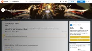 
                            7. Character login failure : bladeandsoul - Reddit