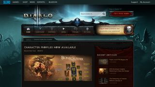 
                            4. Character Profiles Now Available - Diablo III