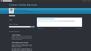 
                            10. Charan Online Services: SPANDANA INDIA WEB MAIL
