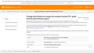 
                            4. Charger des fichiers au moyen du compte d'accès FTP ... - STRATO