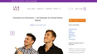 
                            10. Charisma on Command — An Example of a Great Online Brand ...