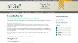 
                            6. Charities Register - Charities Services