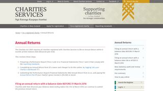 
                            4. Charities Services | Annual Returns