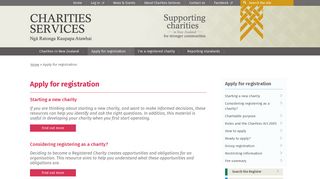 
                            10. Charities Services | Apply for registration