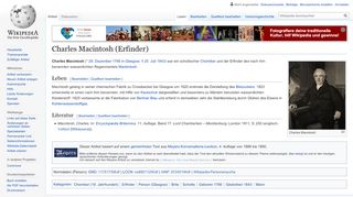 
                            13. Charles Macintosh (Erfinder) – Wikipedia