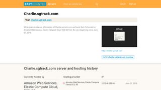 
                            10. Charlie.sgtrack.com server and hosting history