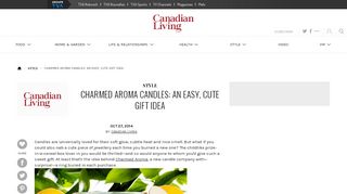 
                            6. Charmed Aroma candles: An easy, cute gift idea | Canadian Living