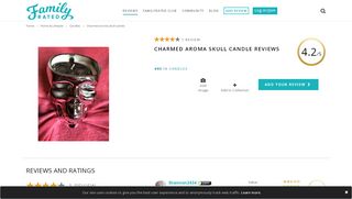 
                            5. Charmed aroma skull candle reviews in Candles - FamilyRated