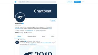 
                            8. Chartbeat (@Chartbeat) | Twitter