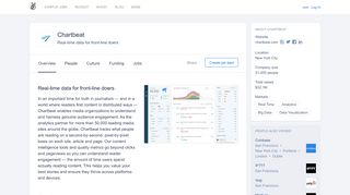 
                            11. Chartbeat Careers, Funding, and Management Team | AngelList