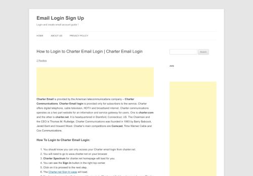 
                            7. Charter Email Login - Email Login Sign Up