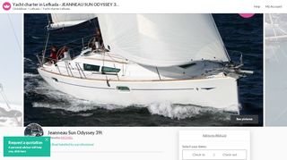 
                            13. Charter Jeanneau Sun Odyssey 39I in Lefkada - Click&Boat