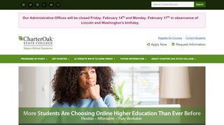 
                            8. Charter Oak State College: Finish your Degree Online