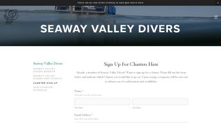 
                            13. Charter Sign Up — O2ToGo Dive Centre