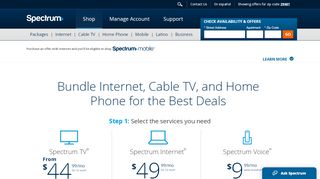 
                            1. Charter Spectrum Packages: Bundle Cable TV, Internet, and Home ...